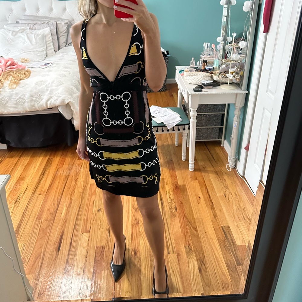 Bebe printed dress